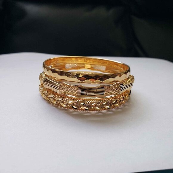 Brand new Fashion 24K Dubai Gold Plated Bracelet for sale - Picture 2 of 8